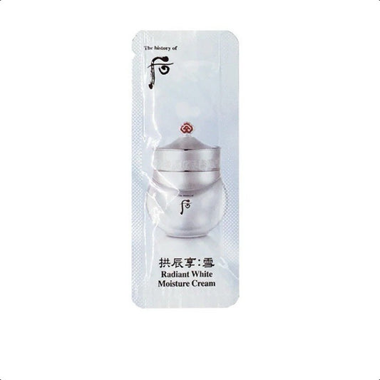 THE WHOO RADIANT WHITE MOISTURE CREAM 1ML X 120PCS