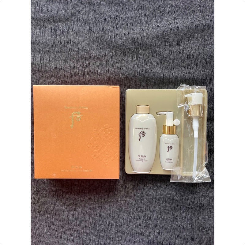 The History of Whoo CHEONGIDAN RADIANT CLEANSING FOAM SET 200ml+50ml, Exp 27
