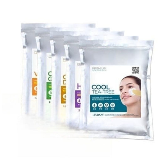 LINDSAY Premium Modeling Mask Pack 1000g - Korean Spa Quality Rubber Mask for All Skin Types