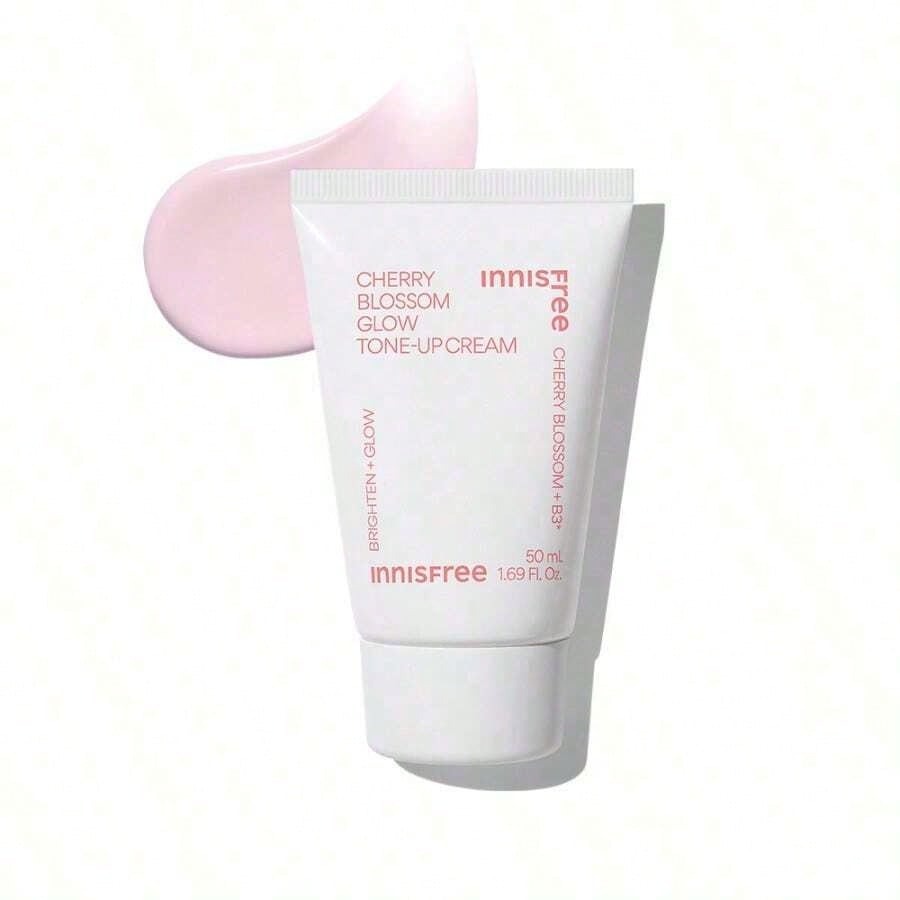 Innisfree Jeju Cherry Blossom Tone-Up Cream (50ml / 1.69 Fl.Oz) – Brightening & Hydrating Face Cream For Radiant, Even-Toned Skin