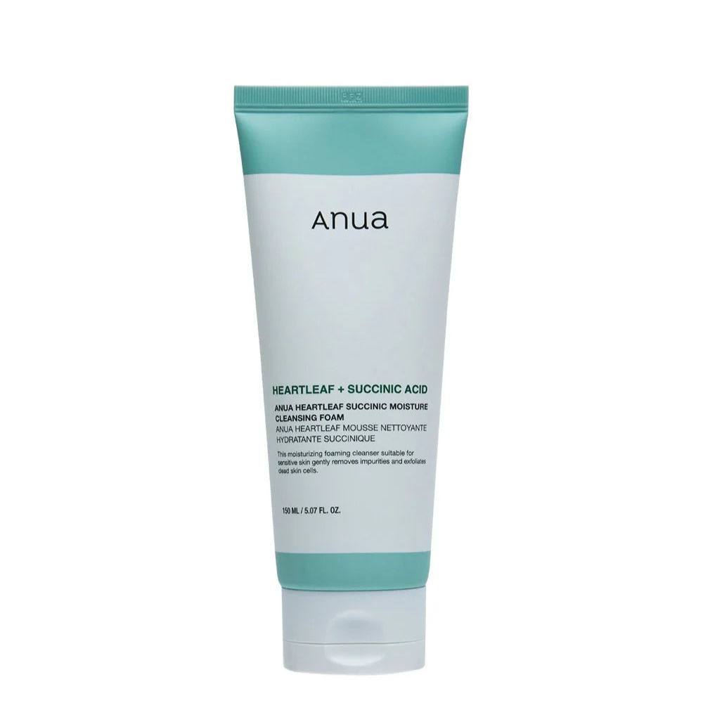 Anua Heartleaf Succinic Moisture Cleansing Foam 150ml