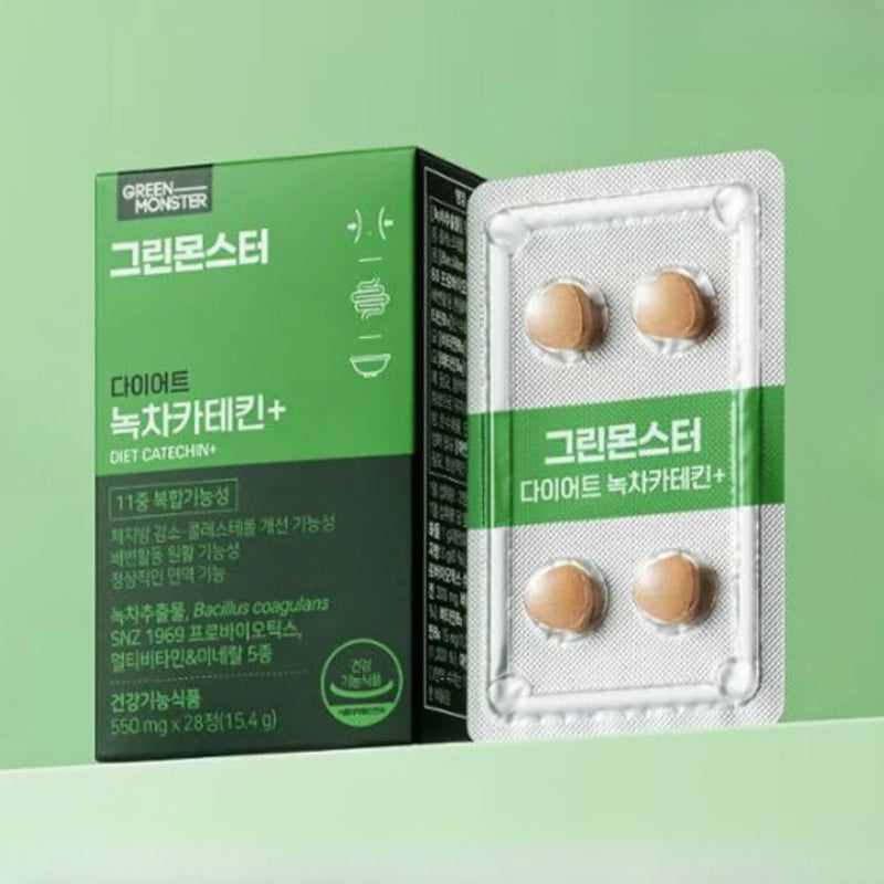 Green Monster Diet 14 in 1 Green Tea Catechin+ 28 Tablets