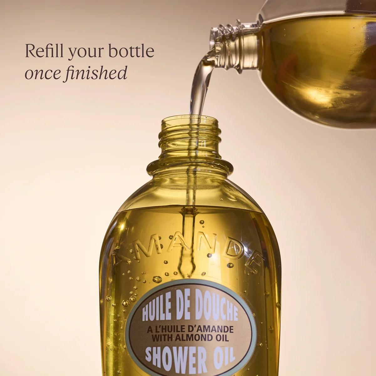 L'OCCITANE Cleansing & Softening Almond Shower Oil 250/500ml, Nourishing Skincare