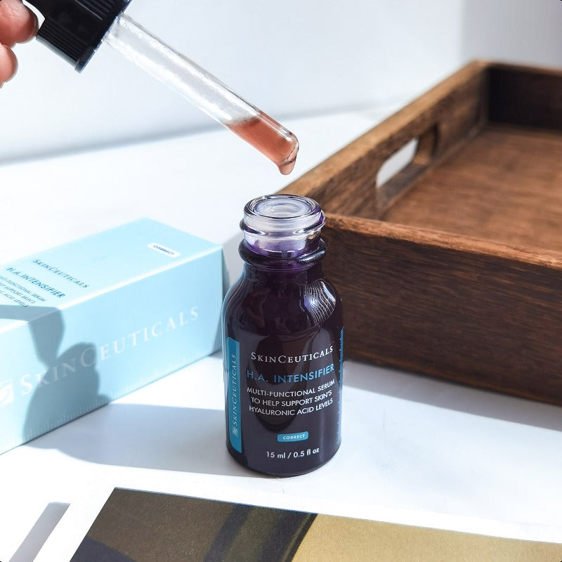 SkinCeuticals H.A. Intensifier 15ml, Hyaluronic Acid Anti-Aging Repair Serum, Plumping and Moisturizing with Pro-Xylane, Suitable for All Skin Types