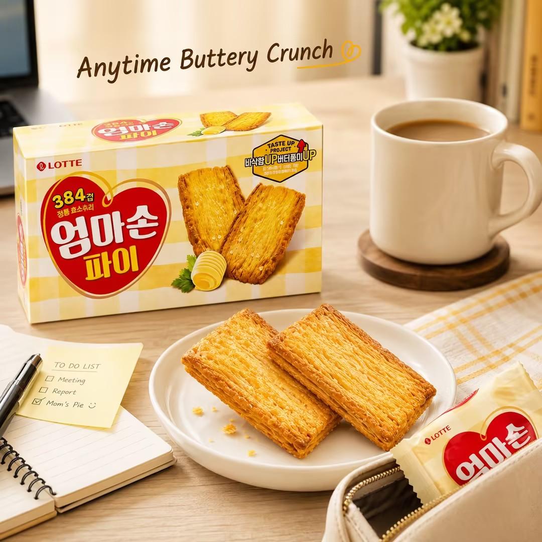 Lotte Mom's Hand Pie Biscuits 127g
