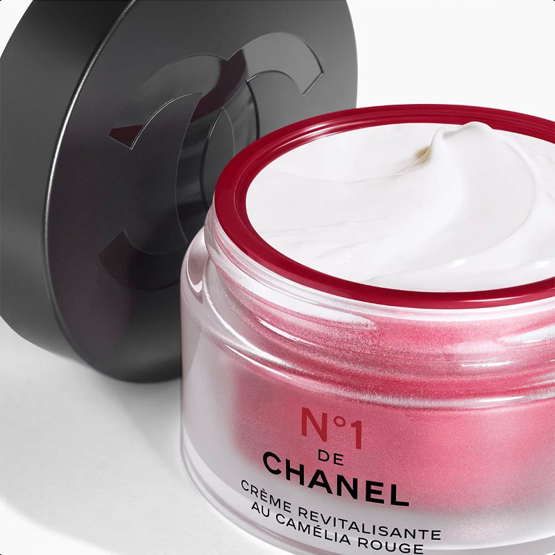 CHANEL N°1 REVITALIZING CREME AU CAMELIA ROUGE RED CAMELLIA CREAM 1.7 NEW IN BOX