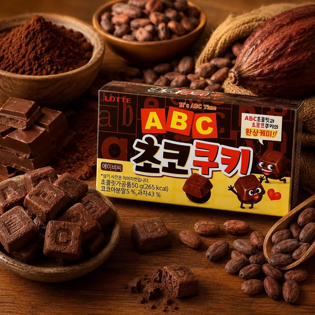Lotte ABC Chocolate Cookies 50g