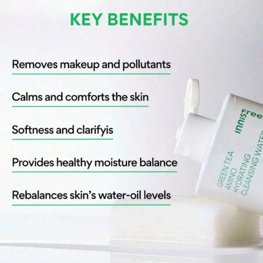 Innisfree Green Tea Amino Hydrating Cleansing Water 320ml *2023 NEW
