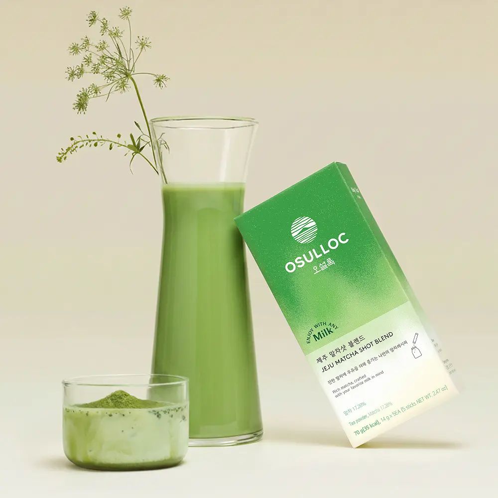 OSULLOC Jeju Matcha Shot Blend 14g×5 Sticks 70g