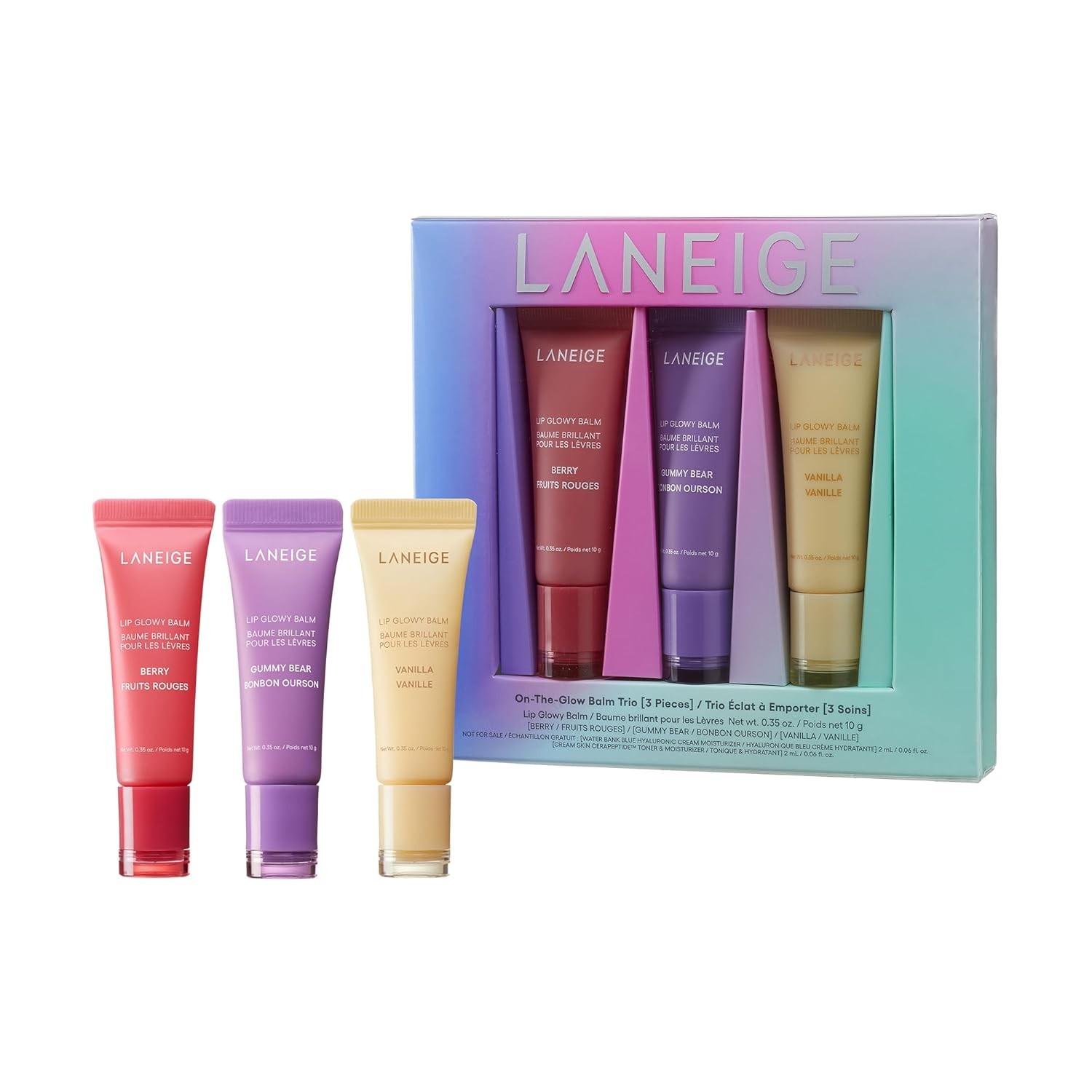 LANEIGE Lip Glowy Balm Trio Set 10g*3PCS