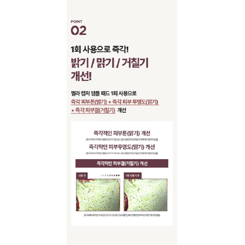 Centellian 24+ Madeca Mela Capture Ampoule Pad 165ml 60Pads Anti-Aging