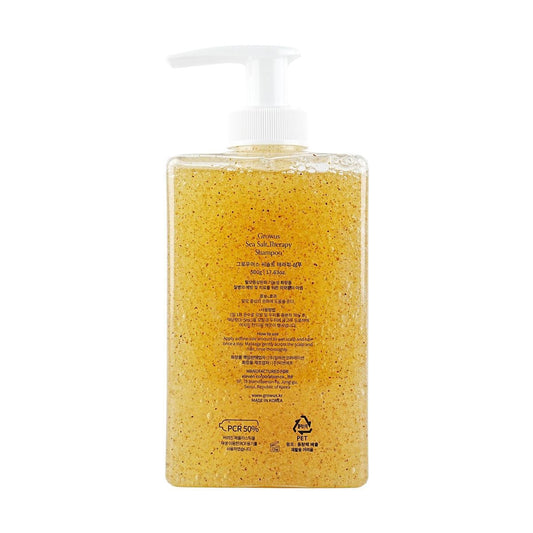 GROWUS Sea Salt Therapy Shampoo 500ml, Fresh, Deep Cleansing