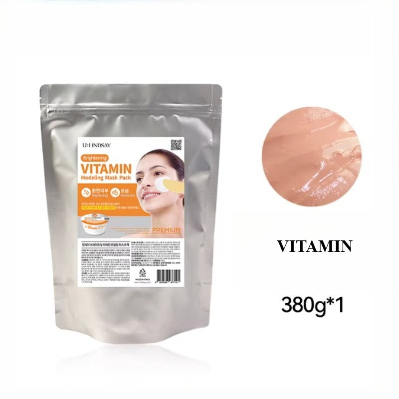 LINDSAY Premium Modeling Mask Pack 380g - Korean Spa Quality Rubber Mask for All Skin Types