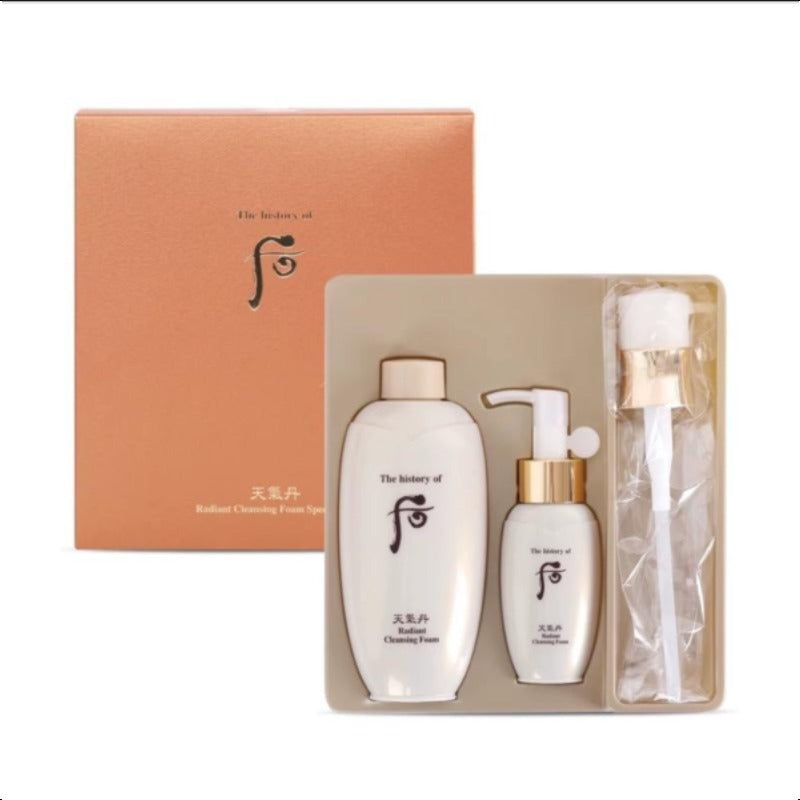 The History of Whoo CHEONGIDAN RADIANT CLEANSING FOAM SET 200ml+50ml, Exp 27