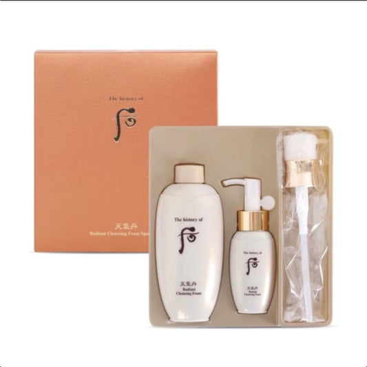 The History of Whoo CHEONGIDAN RADIANT CLEANSING FOAM SET 200ml+50ml, Exp 27