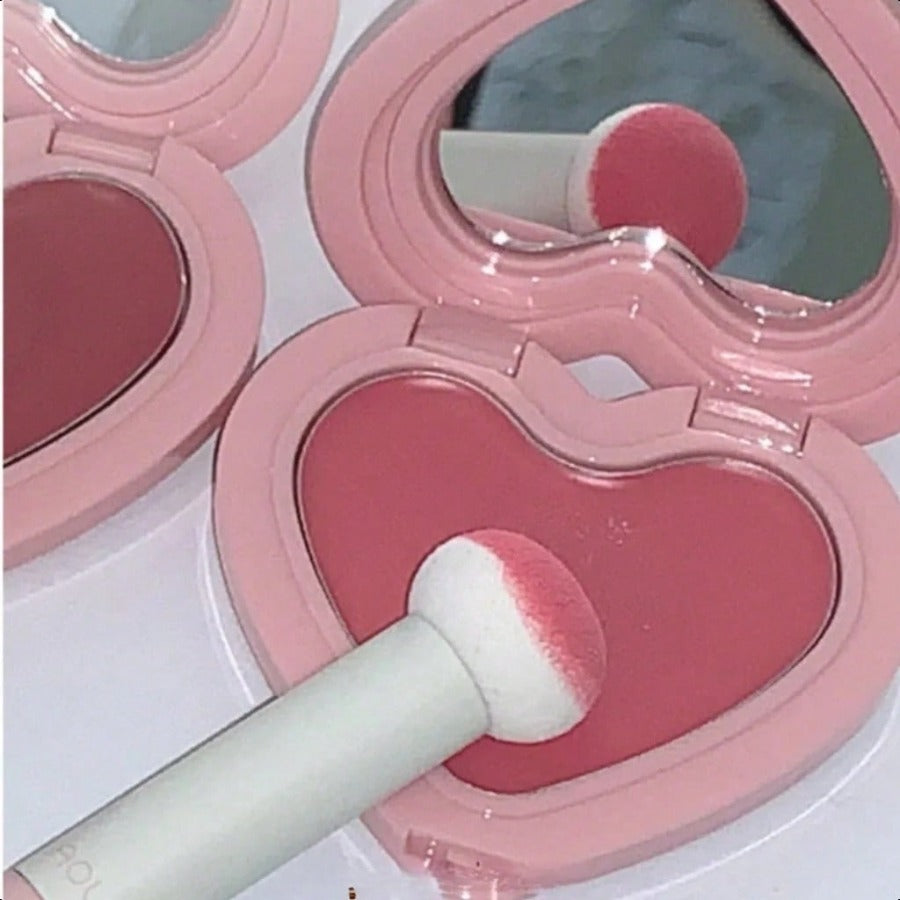 INHAK Marsh Mallow Puff Brush – Ultra-Soft Makeup Brush For Smooth, Flawless Application | Ideal For Powder, Blush, And Foundation | Professiona
