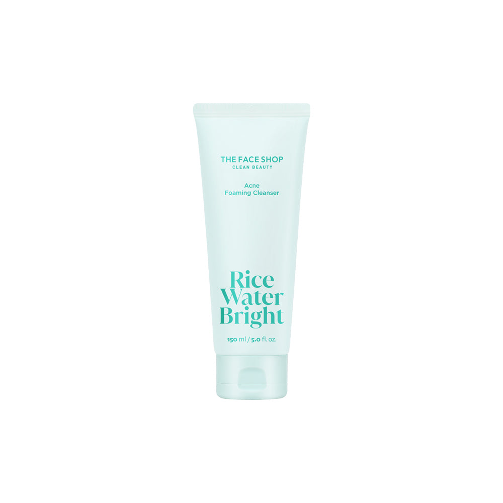 THE FACE SHOP Rice Water Bright Acne Foaming Cleanser 150ml Oil Control Anti-Acne Facial Wash