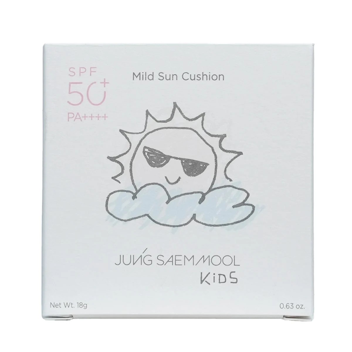 JUNG SAEM MOOL KIDS Mild Sun Cushion SPF50+PA++++ 18g