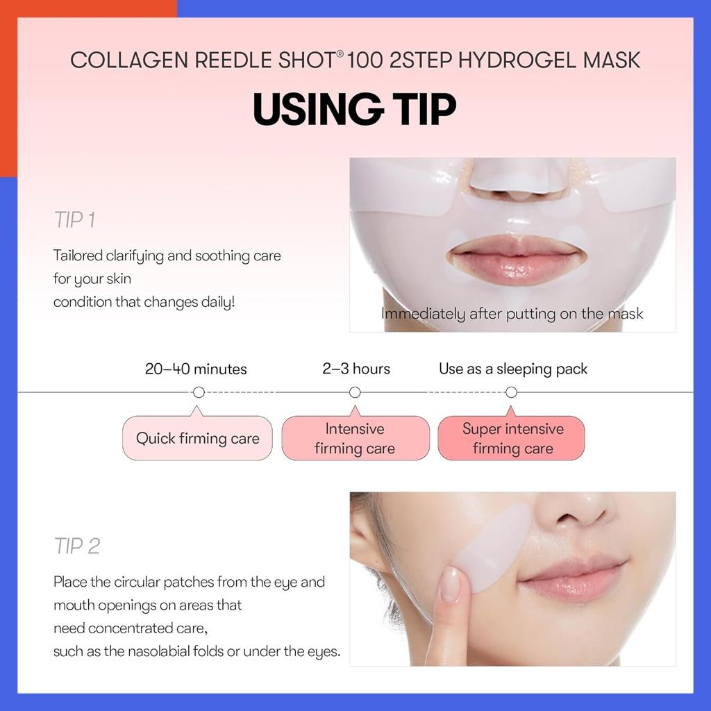VT Collagen Reedle Shot 100 2Step Hydrogel Mask(34.5gx4ea)