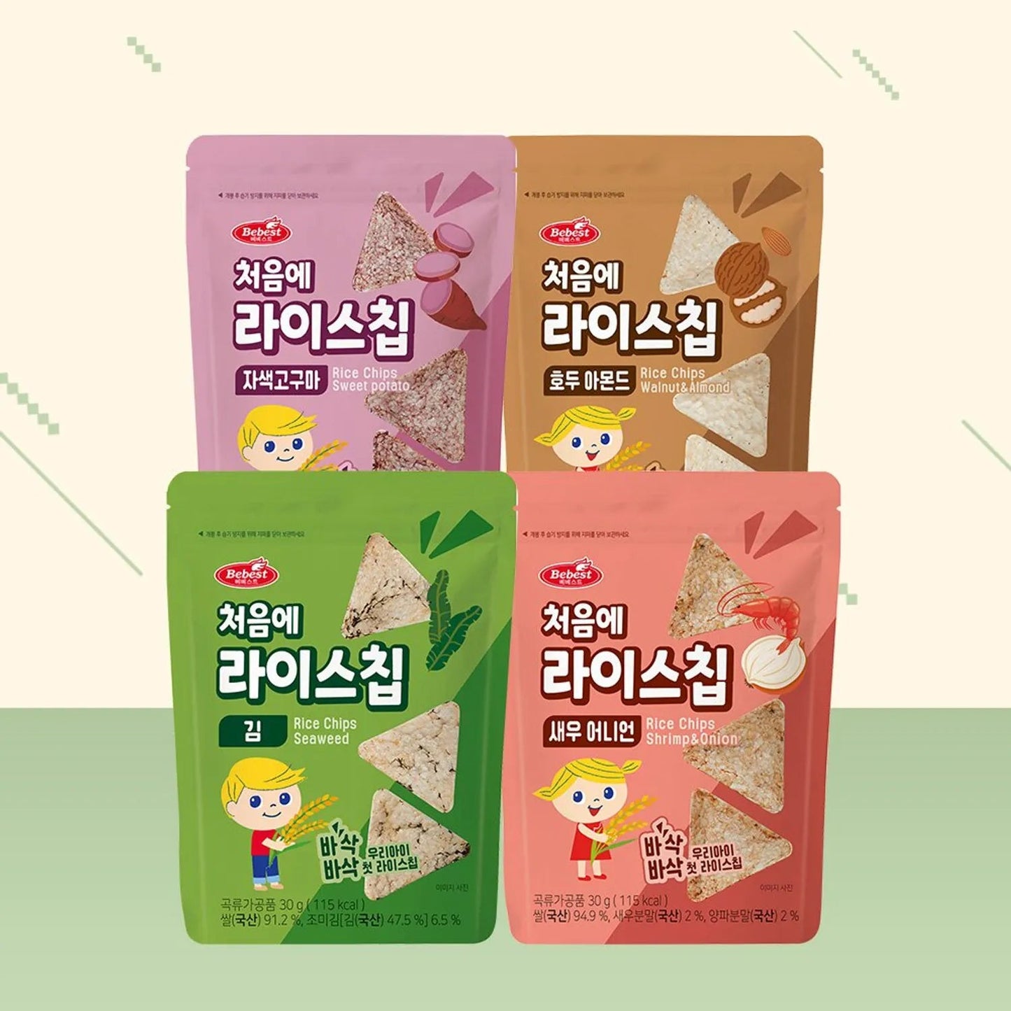 Bebest Rice Chips Choose 1 out of 4 options