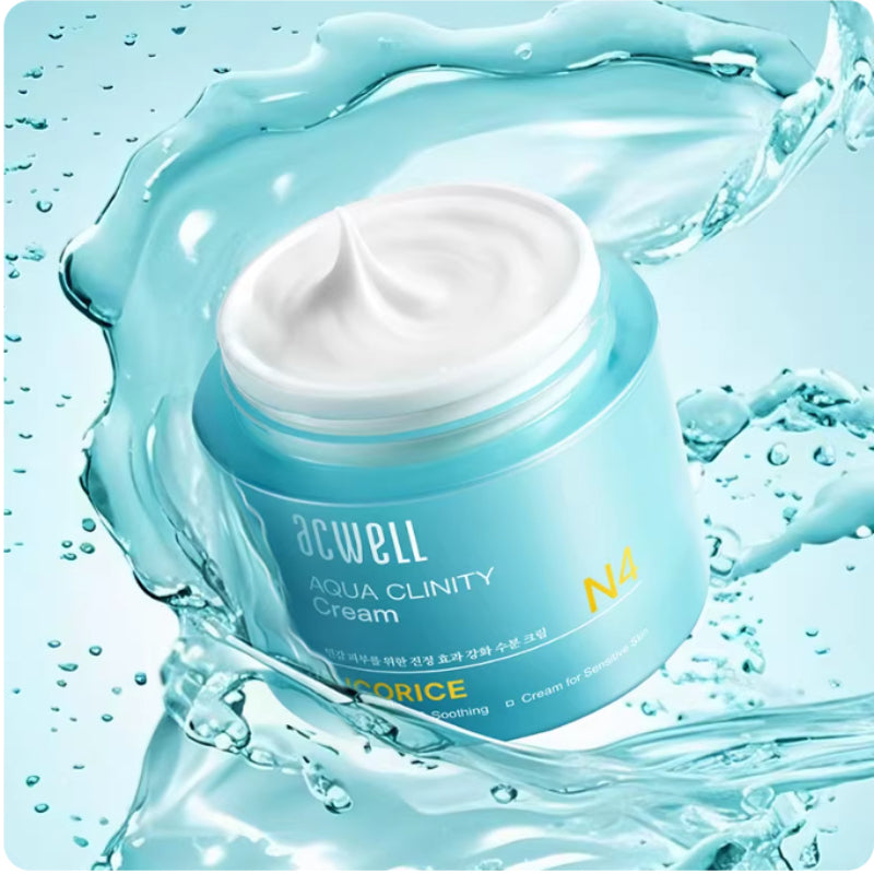 ACWELL N4 Aqua Clinity Cream 50ml | Sensitive Skin Repair Hydrating Cream