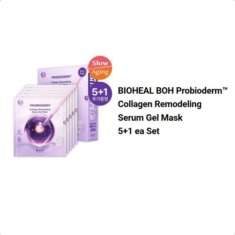 BIOHEAL BOH  Probioderm™ Collagen Remodeling Serum Gel Mask 6 pads