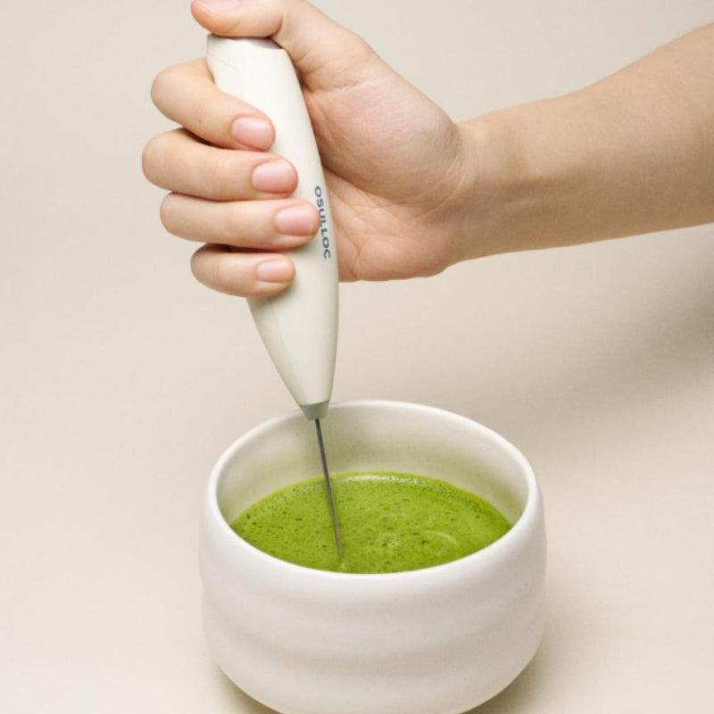 OSULLOC Matcha Ritual Gift Set, Premium Jeju Organic Matcha Powder 40g + Electric Whisk + Glass Pitcher