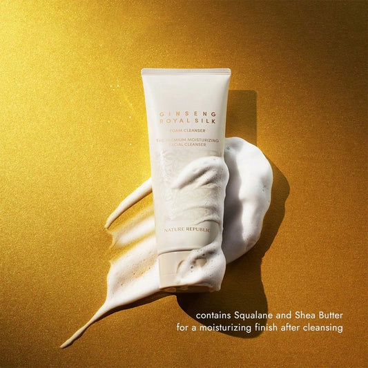 Nature Republic Ginseng Royal Silk Foam Cleanser (150ml / 5.07 Fl.Oz.)
