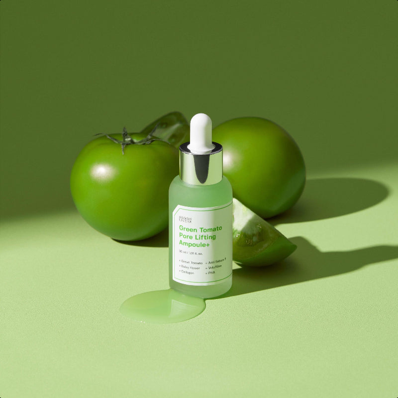 SUNGBOON EDITOR Green Tomato Pore Lifting Ampoule 30ml,Hydrating & Firming Care for Sensitive Skin