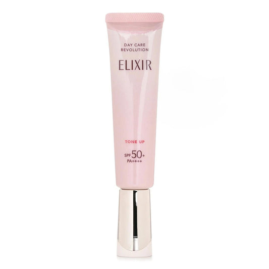 Shiseido Elixir Day Care Multifunctional Tone Up Emulsion Baby Pink SPF 50+   35g