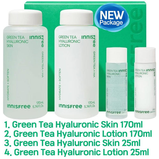 Innisfree Green Tea Hyaluronic Skin care Set