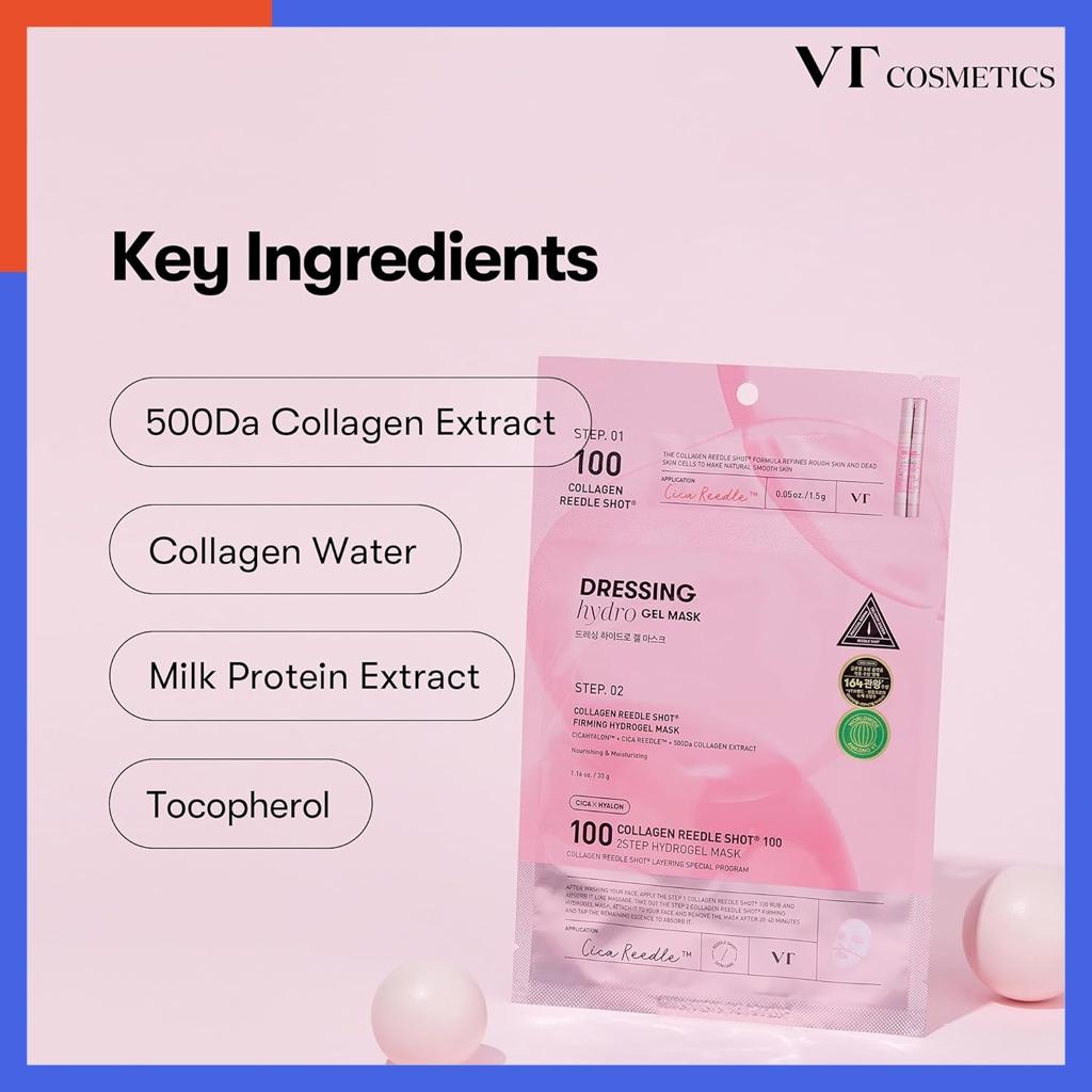 VT Collagen Reedle Shot 100 2Step Hydrogel Mask(34.5gx4ea)