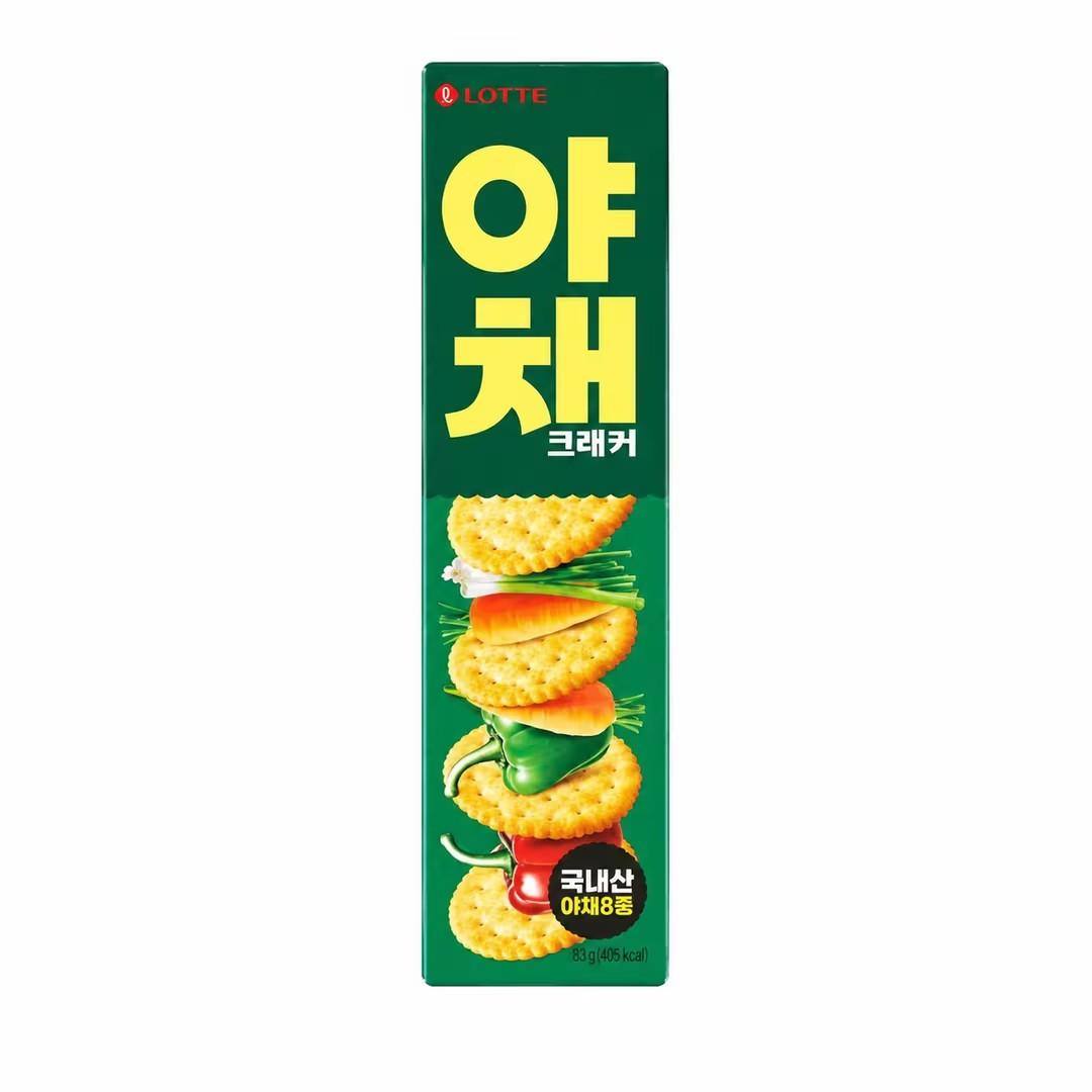 Lotte Wellbeing Vegetable Crackers 83g