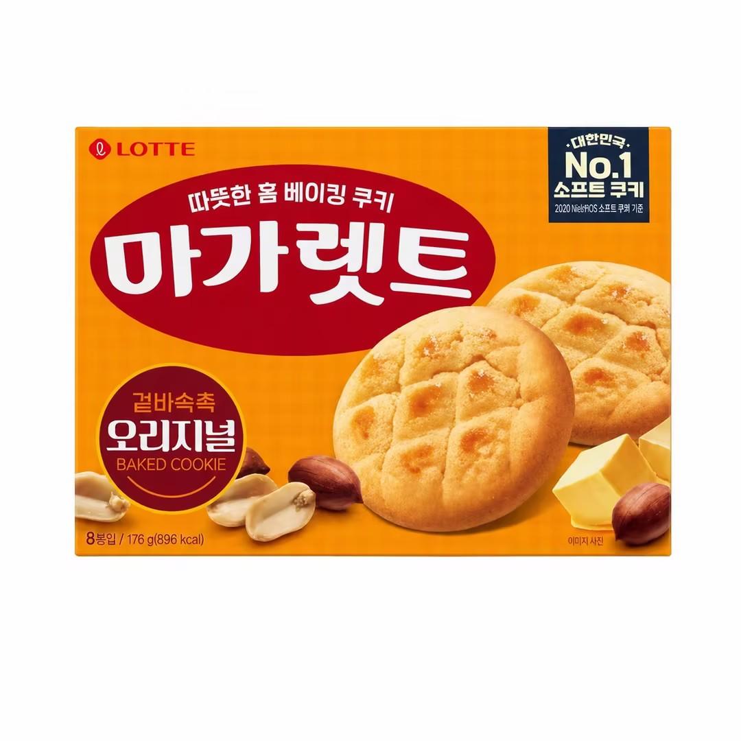 Lotte Margaret Cream Peanut Soft Cookies 176g