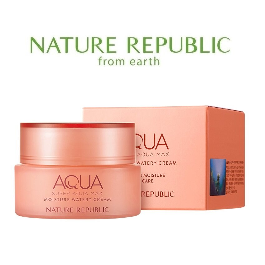 Nature Republic Super Aqua Max Moisture Watery Cream 80ml (Dry Skin)