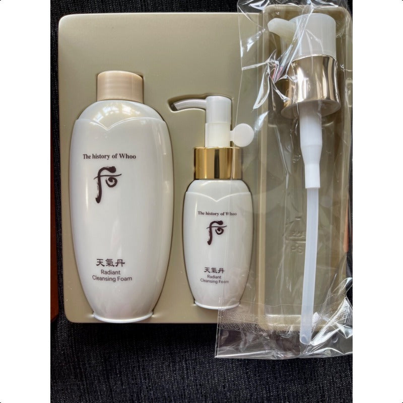 The History of Whoo CHEONGIDAN RADIANT CLEANSING FOAM SET 200ml+50ml, Exp 27