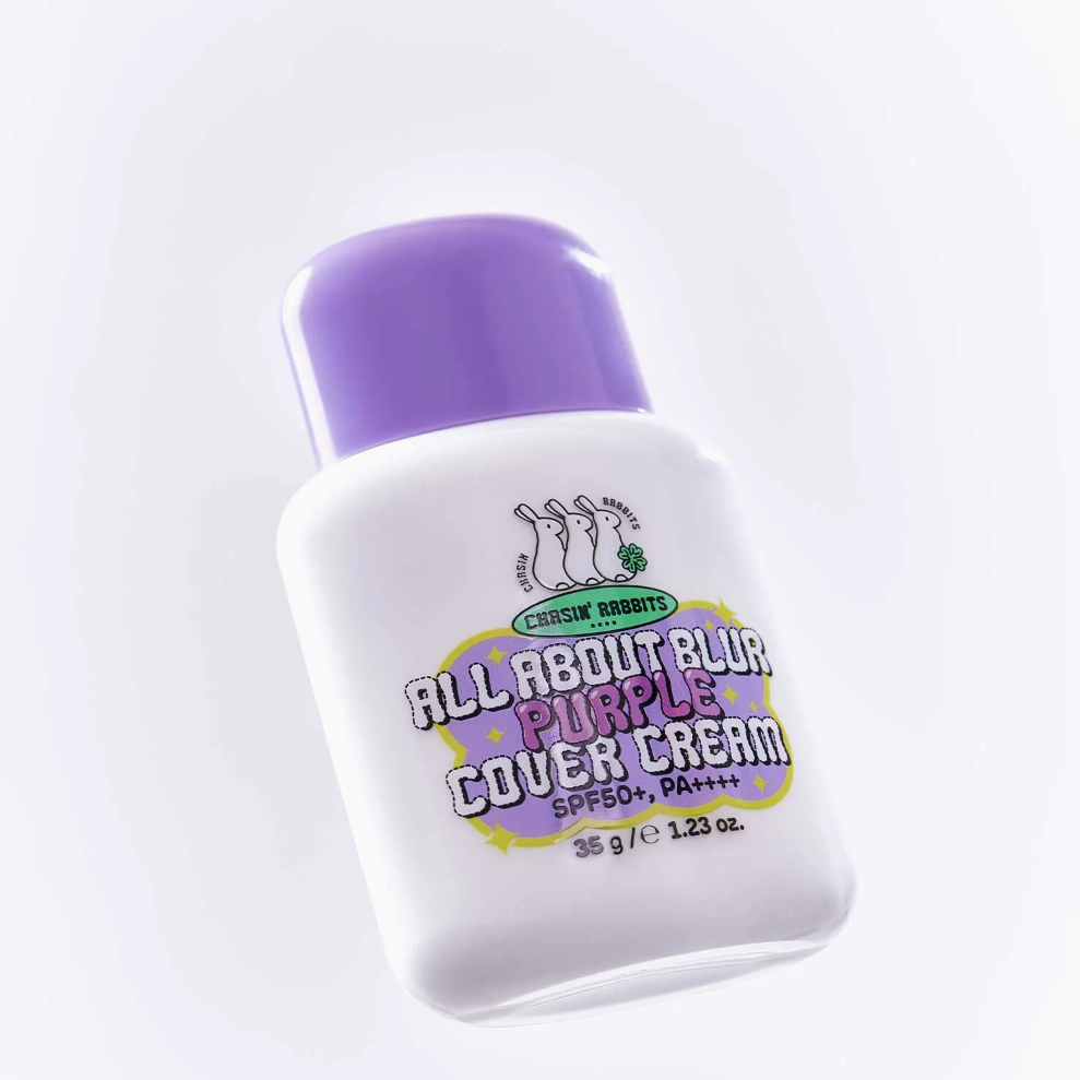 Chasin Rabbits All About Blur Purple Cover Cream SFP50+PA++++ 35g