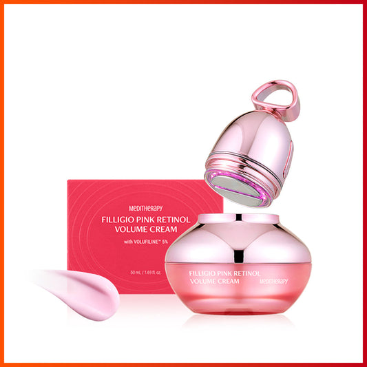 Meditherapy Filligio Pink Retinol Volume Cream 50ml + Device SET