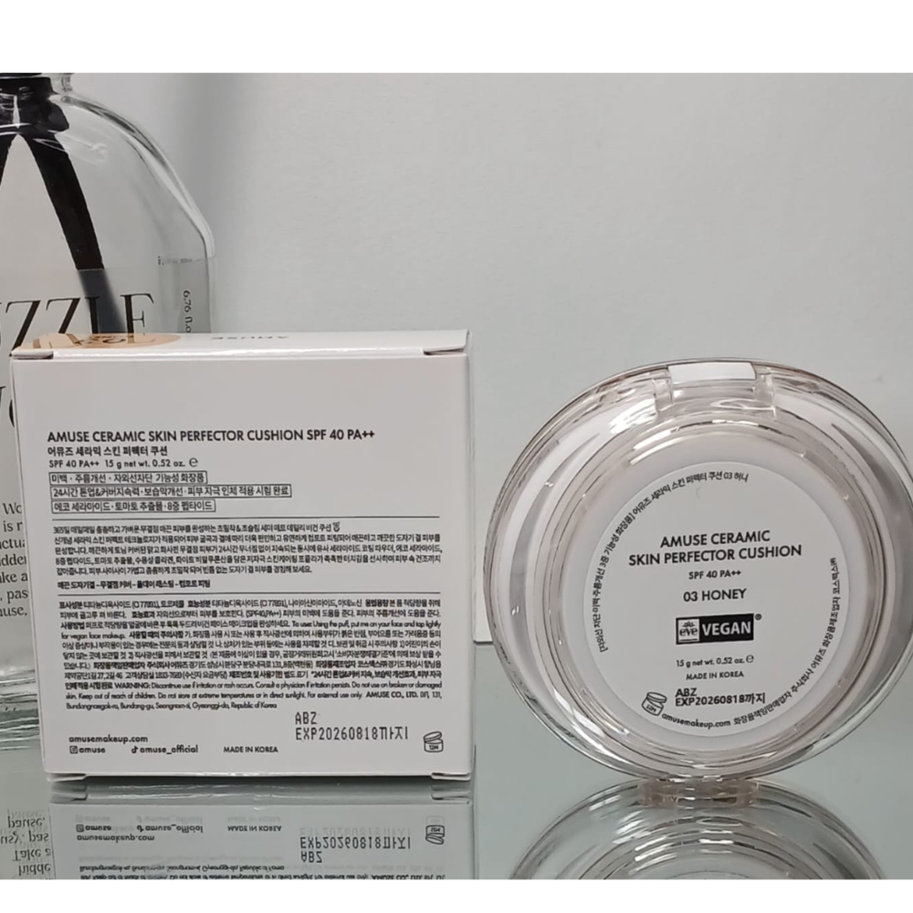Amuse Ceramic Skin Perfector Cushion15g SPF 40 PA++
