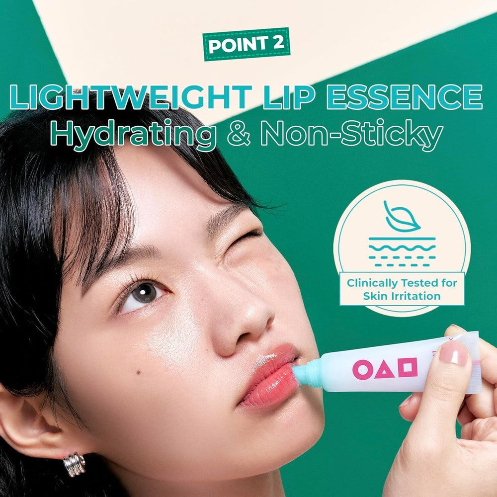 BRINGGREEN X SQUID GAME Bamboo Hyalu Lip Essence Double Set 11g*2ea
