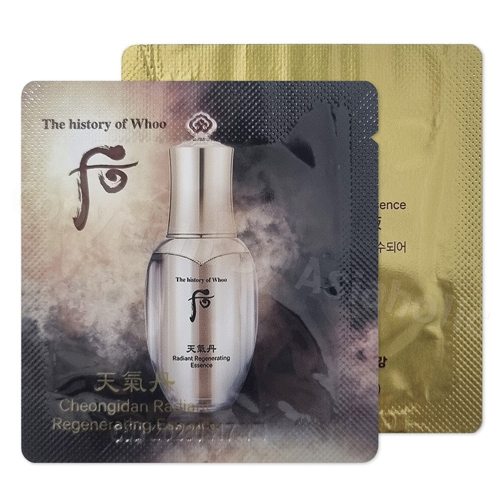 The History of Whoo  Radiant Regenerating Essence 1ml x 120pcs  Newest Ver
