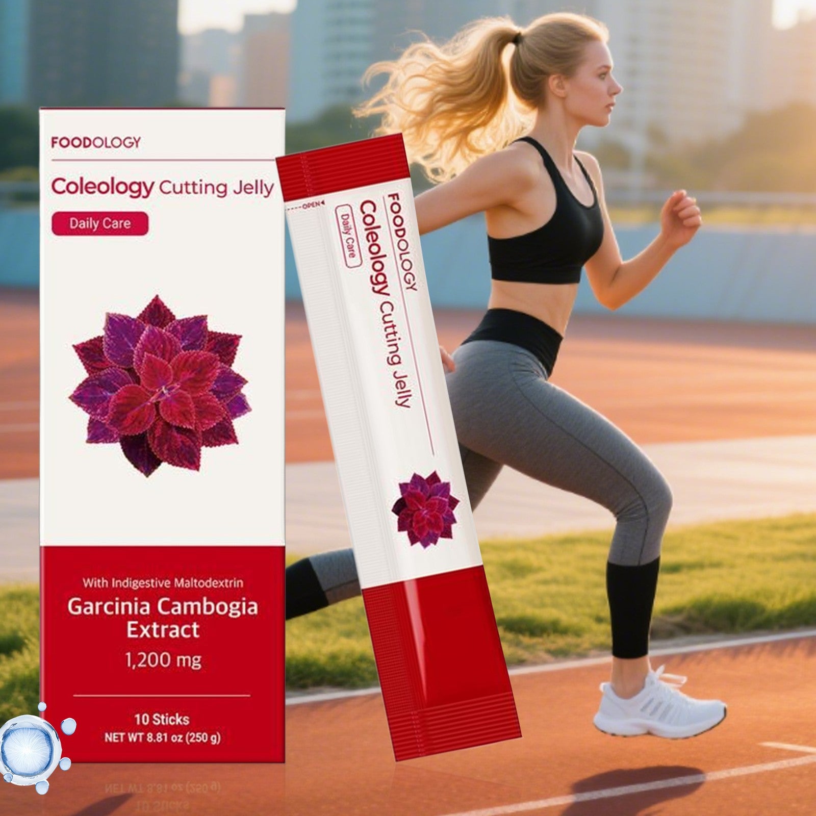 FOODOLOGY Coleology Cutting Jelly 250g(25g X 10 Sticks)*3boxes