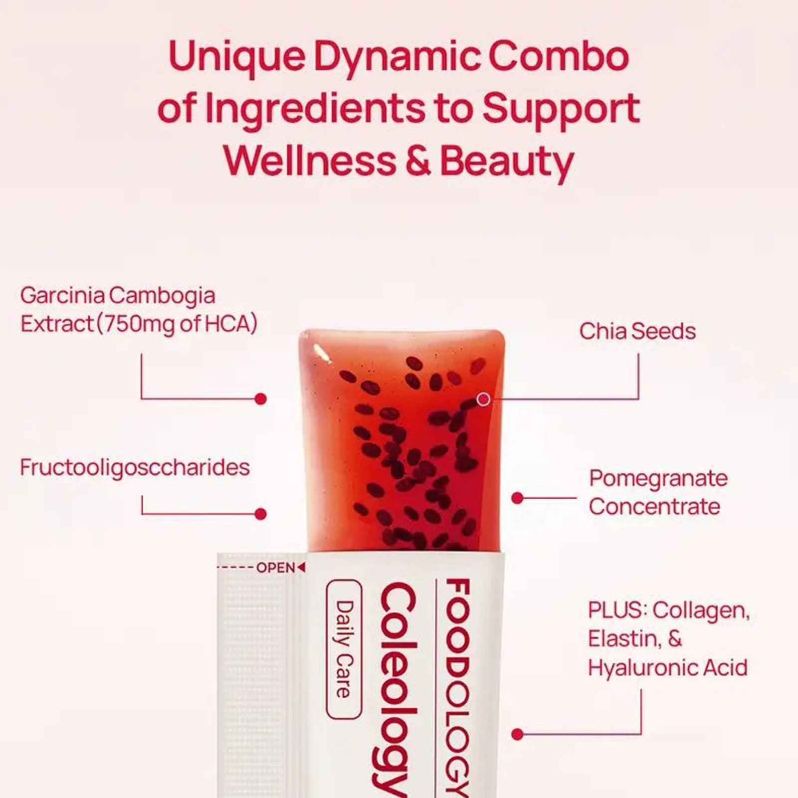 FOODOLOGY Coleology Cutting Jelly 250g(25g X 10 Sticks)*3boxes