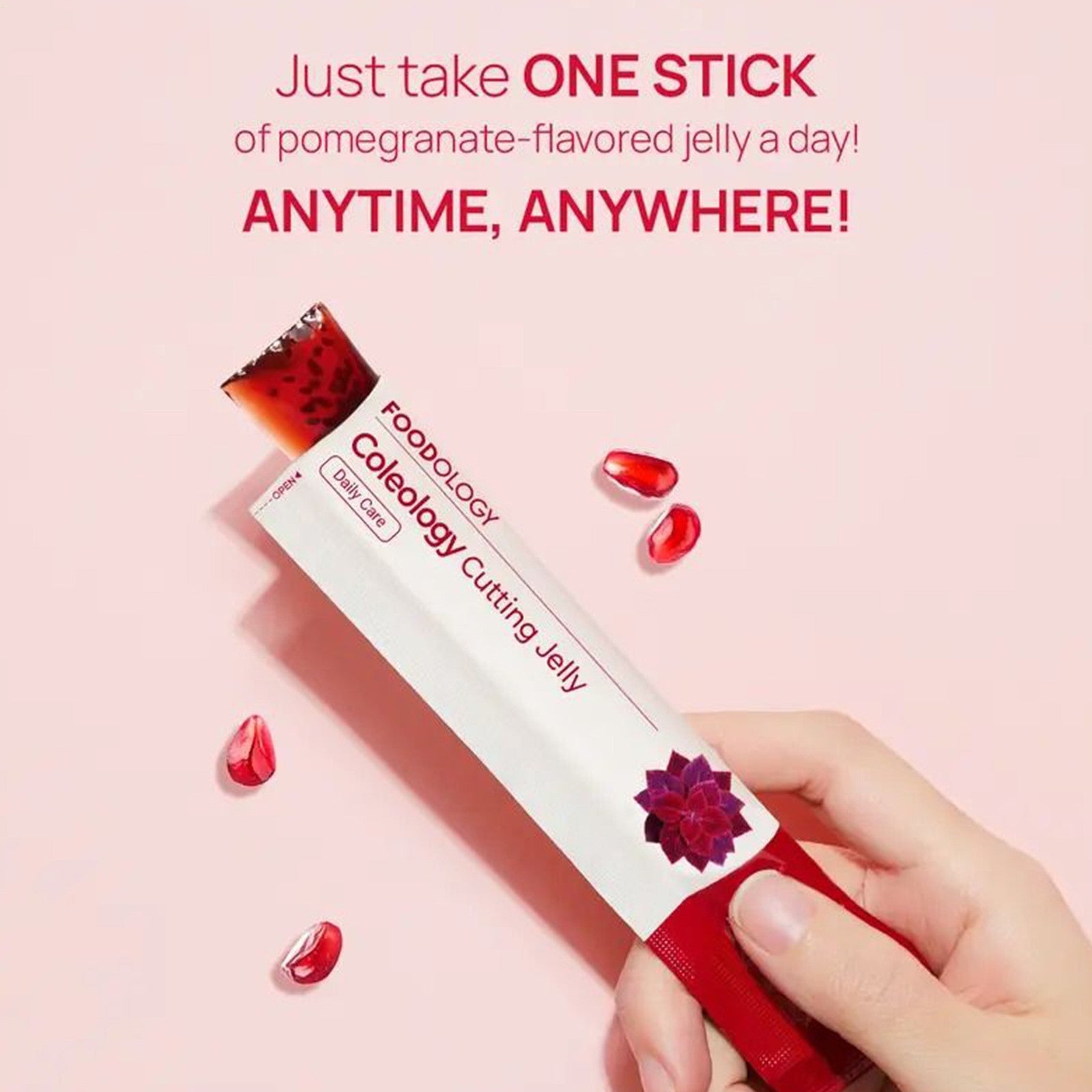 FOODOLOGY Coleology Cutting Jelly 250g(25g X 10 Sticks)*3boxes